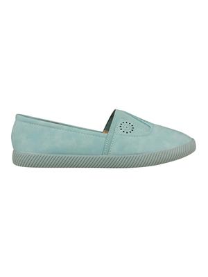 blue slip on casual shoes - 16665831 - Standard Image - 2