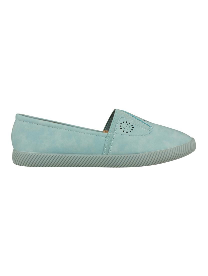 blue slip on casual shoes - 16665831 - Zoom Image - 2