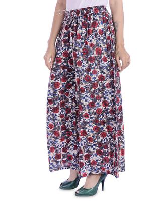 high rise floral palazzo - 16665927 - Standard Image - 2