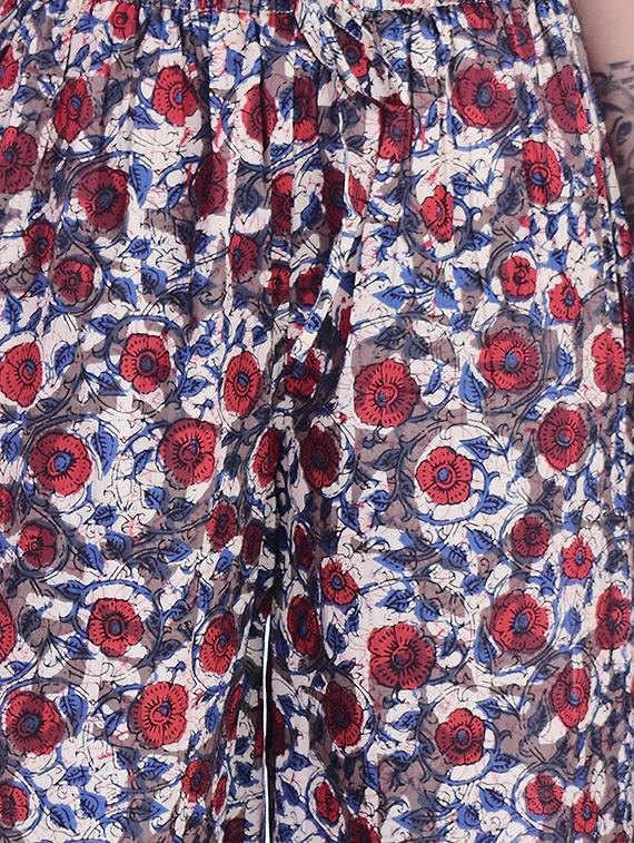 high rise floral palazzo - 16665927 - Zoom Image - 5