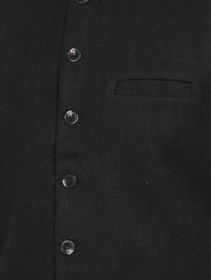 black self design nehru jacket - 16665955 - Standard Image - 5