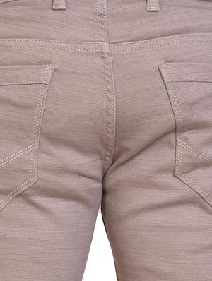 beige plain denim jeans - 16666192 - Standard Image - 5