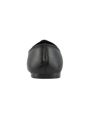 black leatherette slip on jutis - 16666260 - Standard Image - 2
