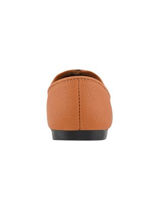 tan leatherette slip on jutis - 16666266 - Standard Image - 2