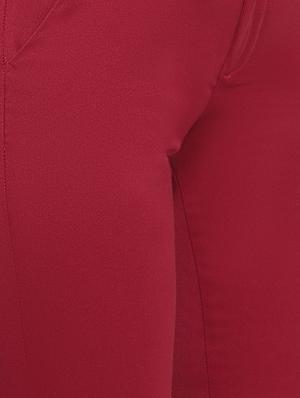 high rise flat front trouser - 16667275 - Standard Image - 5