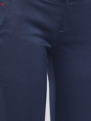 high rise flat front trouser - 16667276 - Standard Image - 5