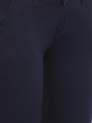 high rise flat front trouser - 16667277 - Standard Image - 5