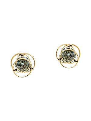 white gold studs earring - 16667684 - Standard Image - 2