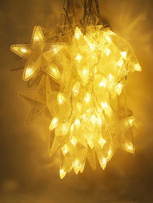 miniature led bulbs and star golden light - 16667704 - Standard Image - 2