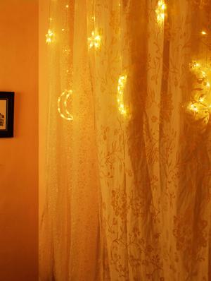 moon and star golden lights - 16667707 - Standard Image - 2