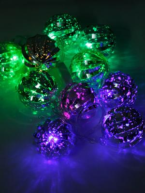 colourful and radiant sparkling ball lights - 16667714 - Standard Image - 2