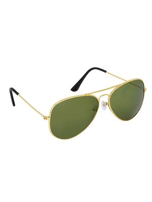 evelyn green lens golden frame sunglasses - 16667780 - Standard Image - 2