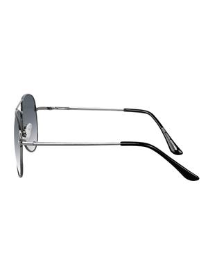 evelyn grey lens black frame aviator sunglasses - 16667781 - Standard Image - 2