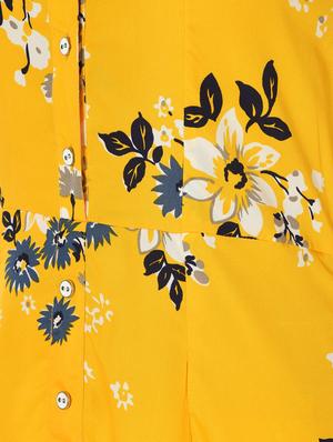 button up floral maxi dress - 16667840 - Standard Image - 5