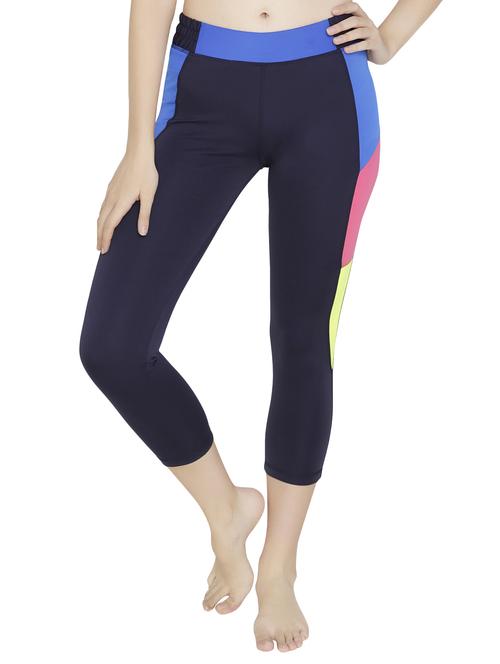 high rise color block track pant - 16667931 - Standard Image - 1