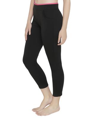 high rise solid track pant - 16667933 - Standard Image - 2