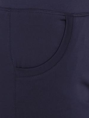 high rise solid track pant - 16667934 - Standard Image - 5