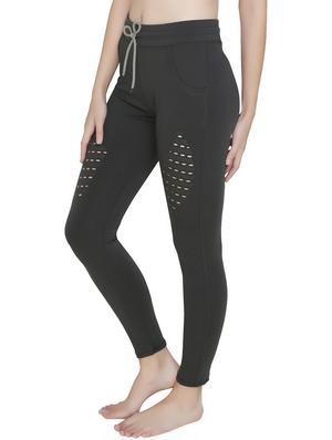 high rise drawstring waist track pant - 16667936 - Standard Image - 2