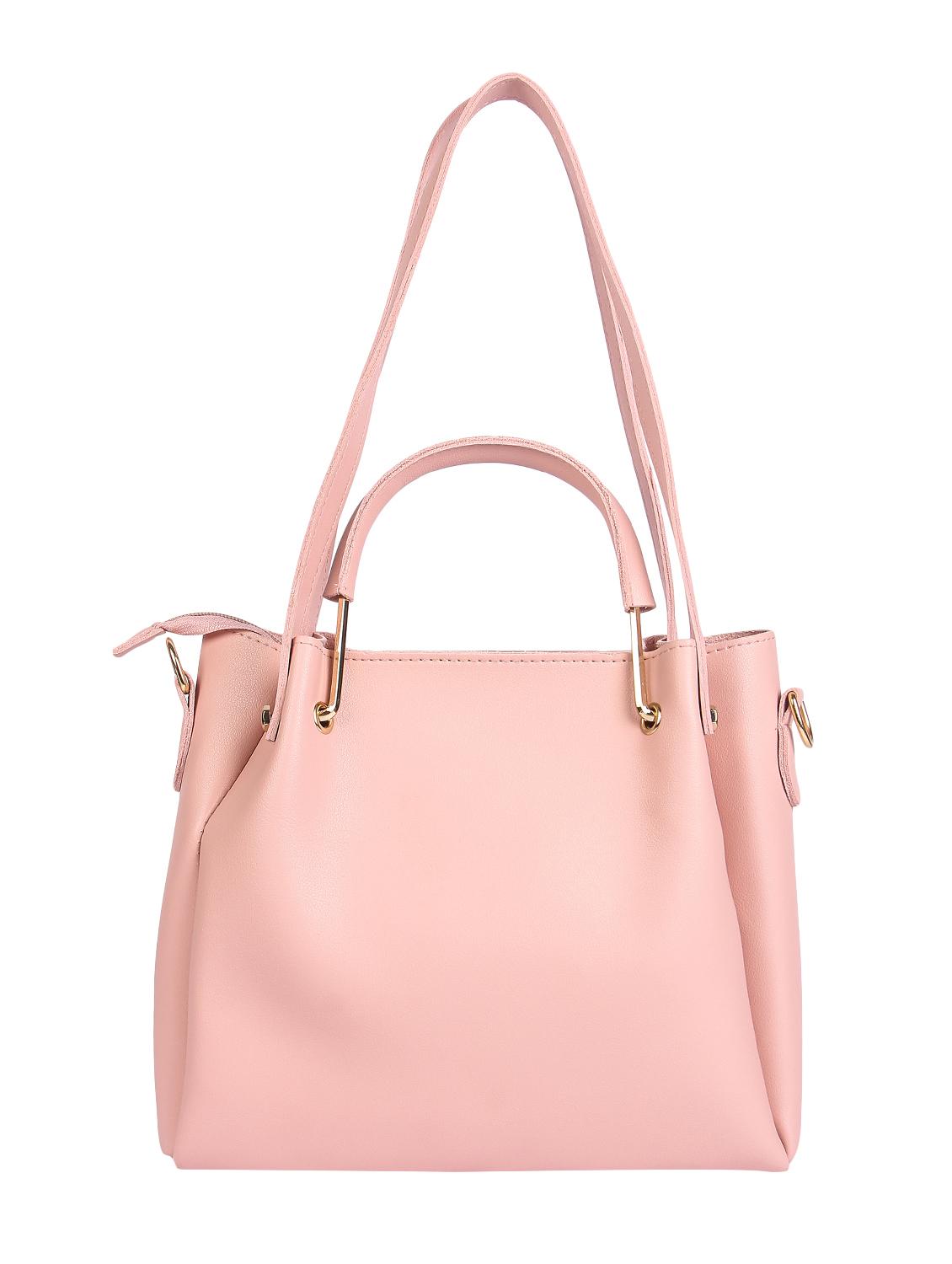 orange leatherette (pu) combo handbag - 16668231 - Zoom Image - 2