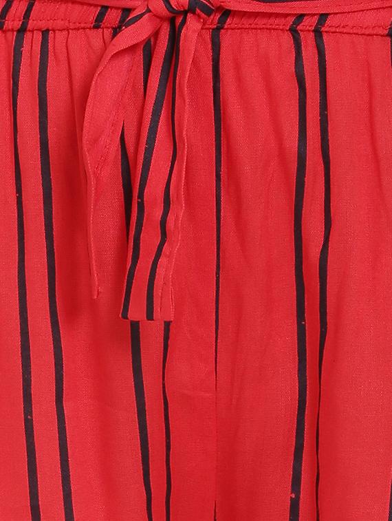 tie front striped palazzo - 16668284 - Zoom Image - 5