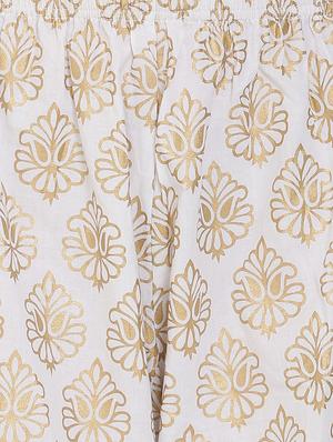 high rise foil print palazzo - 16668289 - Standard Image - 5
