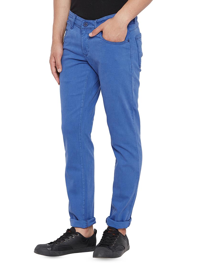 blue plain denim jeans - 16669003 - Zoom Image - 2