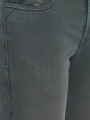 green solid plain jeans - 16669006 - Standard Image - 5