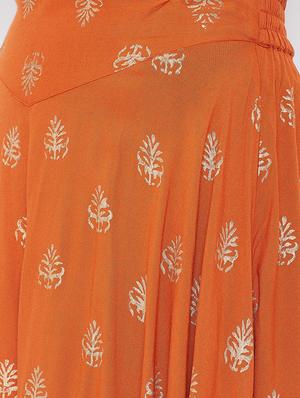 floral printed flared skirt - 16669011 - Standard Image - 5