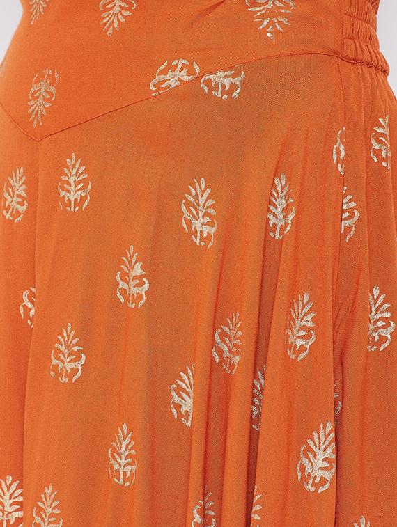 floral printed flared skirt - 16669011 - Zoom Image - 5