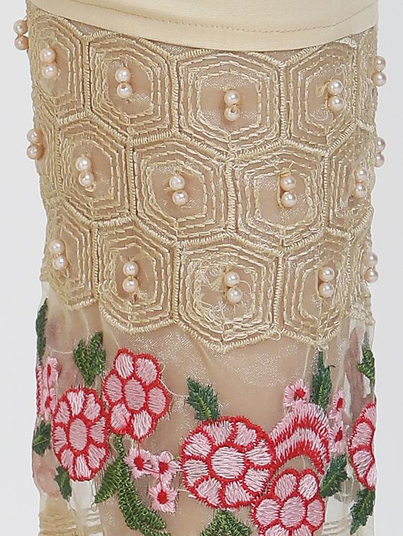 floral embroidered straight tapered pant - 16669014 - Zoom Image - 5