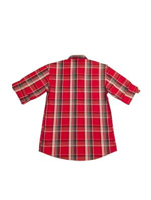red colored cotton shirt - 16669042 - Standard Image - 2
