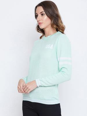 crew neck solid pullover - 16669202 - Standard Image - 2