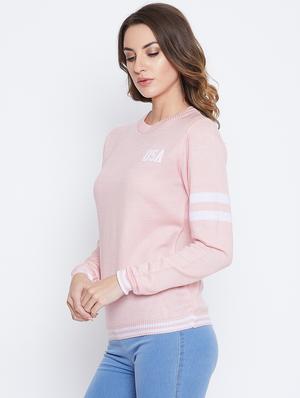 crew neck solid pullover - 16669203 - Standard Image - 2