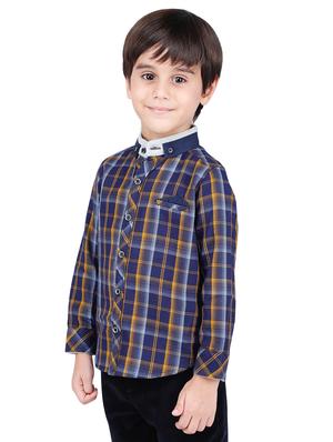 checkered cotton shirt - 16669381 - Standard Image - 2