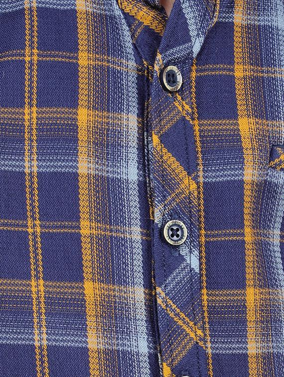 checkered cotton shirt - 16669381 - Zoom Image - 5