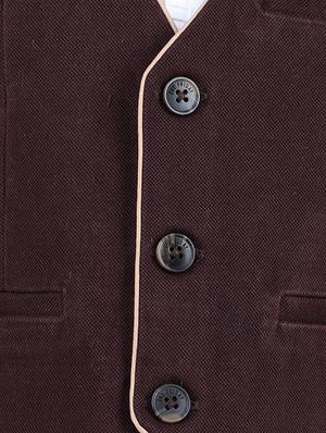 v neck pocket detail waistcoat - 16669390 - Standard Image - 5