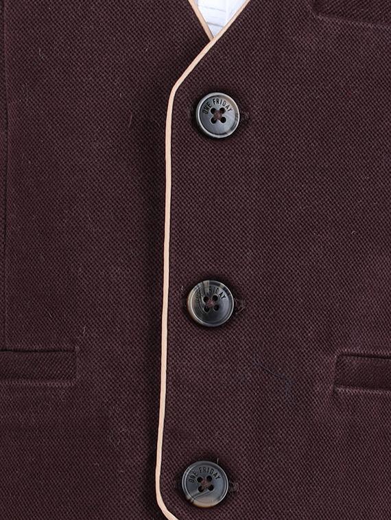 v neck pocket detail waistcoat - 16669390 - Zoom Image - 5