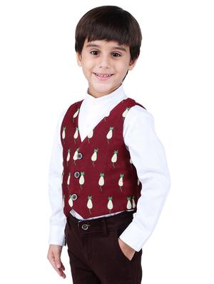 v neck embroidered waistcoat - 16669398 - Standard Image - 2