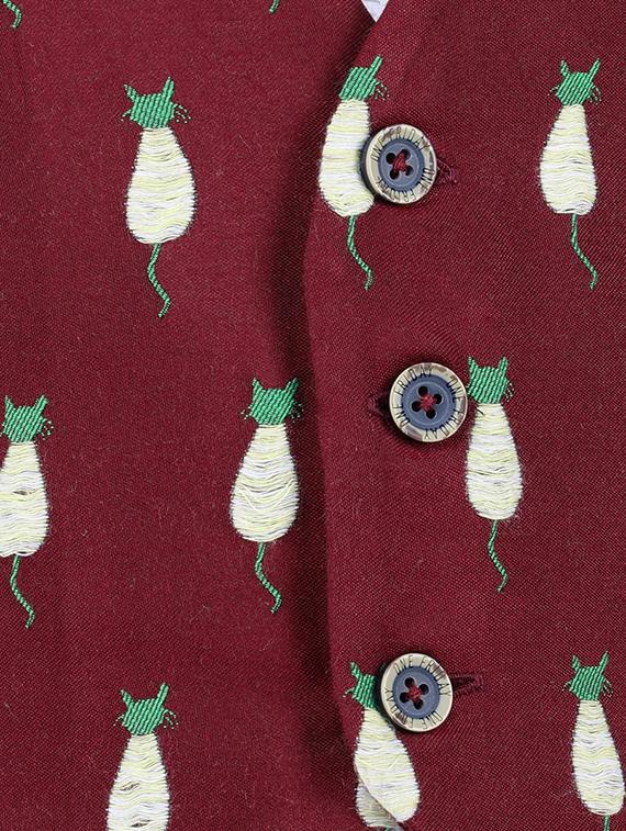 v neck embroidered waistcoat - 16669398 - Zoom Image - 5