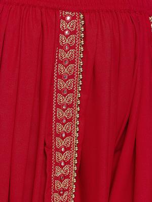embroidered dhoti salwar - 16669557 - Standard Image - 5