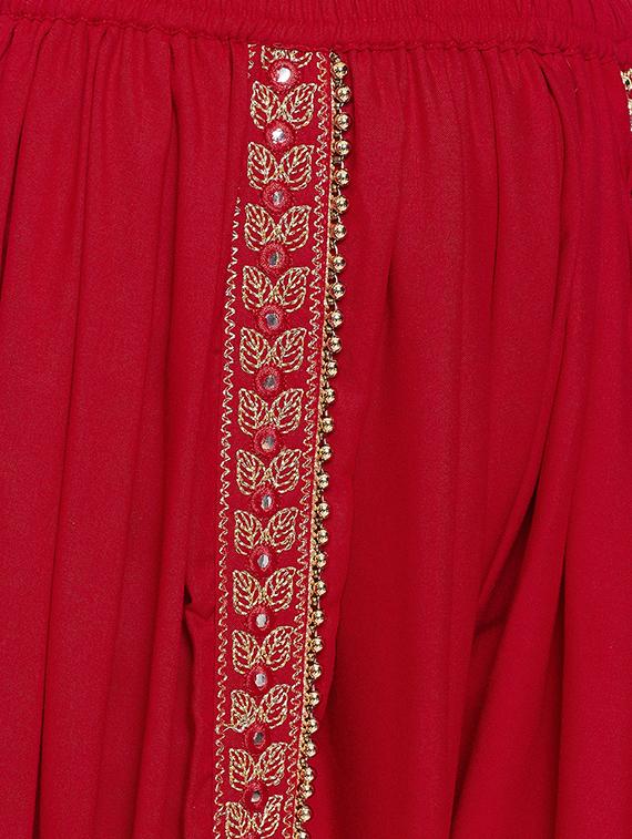 embroidered dhoti salwar - 16669557 - Zoom Image - 5