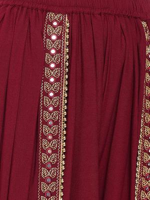 embroidered dhoti salwar - 16669558 - Standard Image - 5