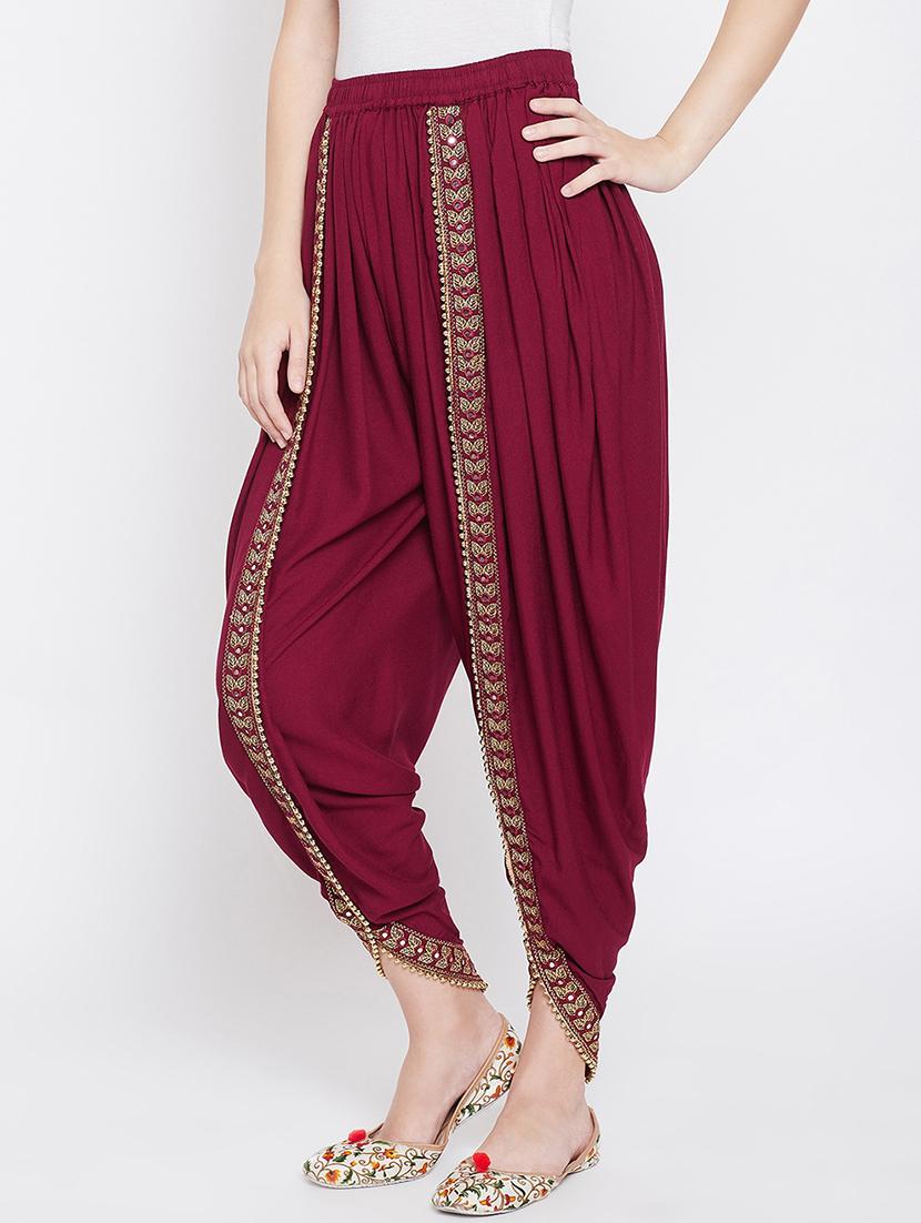 embroidered dhoti salwar - 16669558 - Zoom Image - 2