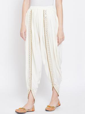 embroidered dhoti salwar - 16669560 - Standard Image - 2