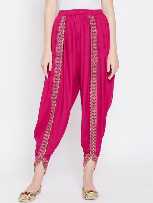 embroidered dhoti salwar - 16669561 - Standard Image - 1