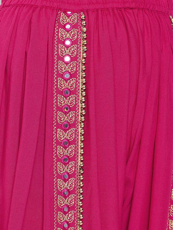 embroidered dhoti salwar - 16669561 - Zoom Image - 5