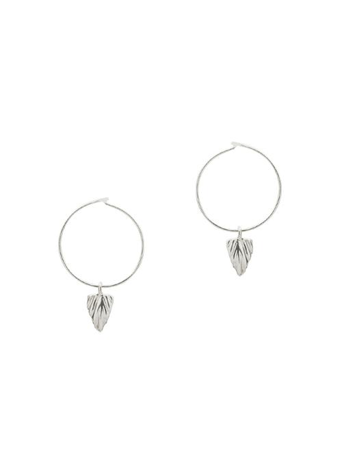 silver tone silver hoop earring - 16670203 - Standard Image - 1