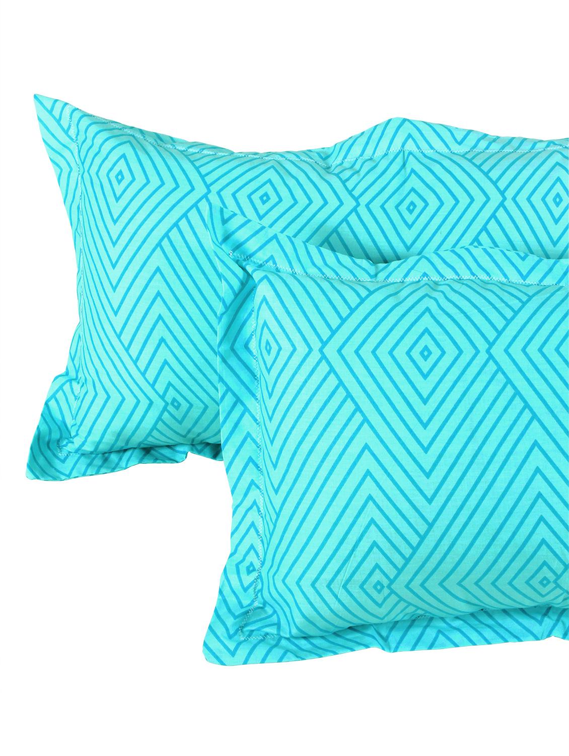 cotton double bedsheet with 2 pillow cover - 16670242 - Zoom Image - 5