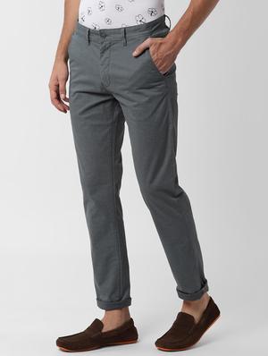 grey textured chinos - 16672014 - Standard Image - 2