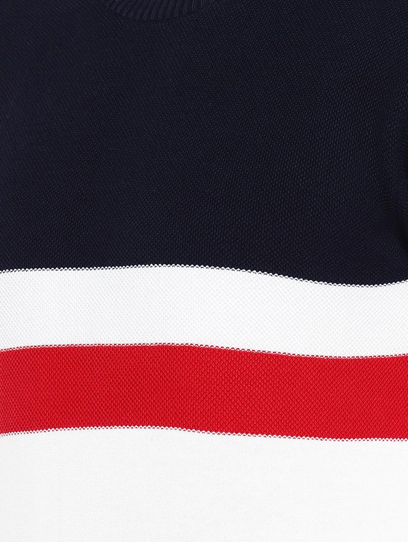 white color block pullover - 16672156 - Zoom Image - 5